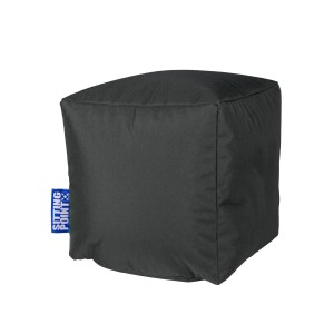 Sitting Point Hocker Scuba Anthrazit, 60 l, quadratischer Sitzsack für Innen- und Außenbereich.