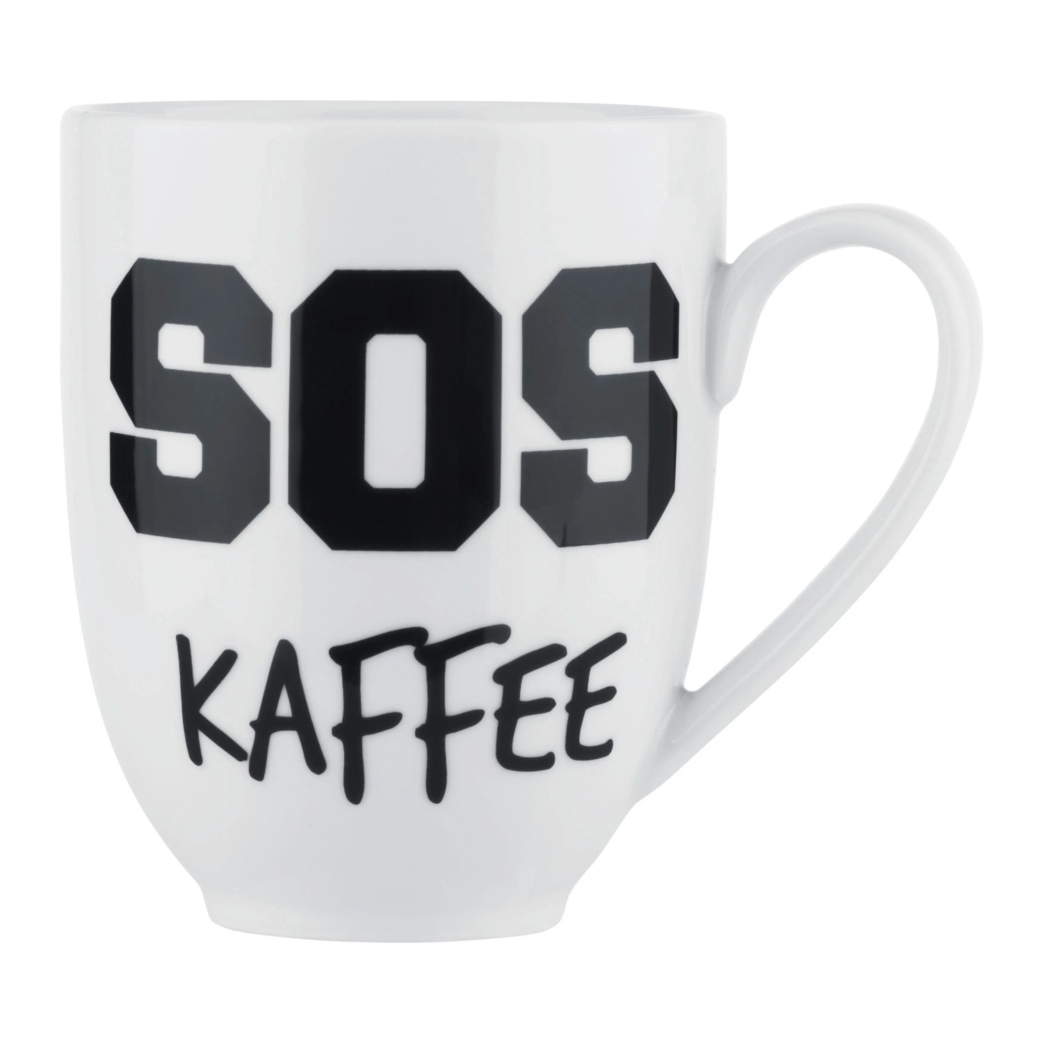 Mömax Kaffeebecher Graffiti Schwarz/Weiß ca. 350ml