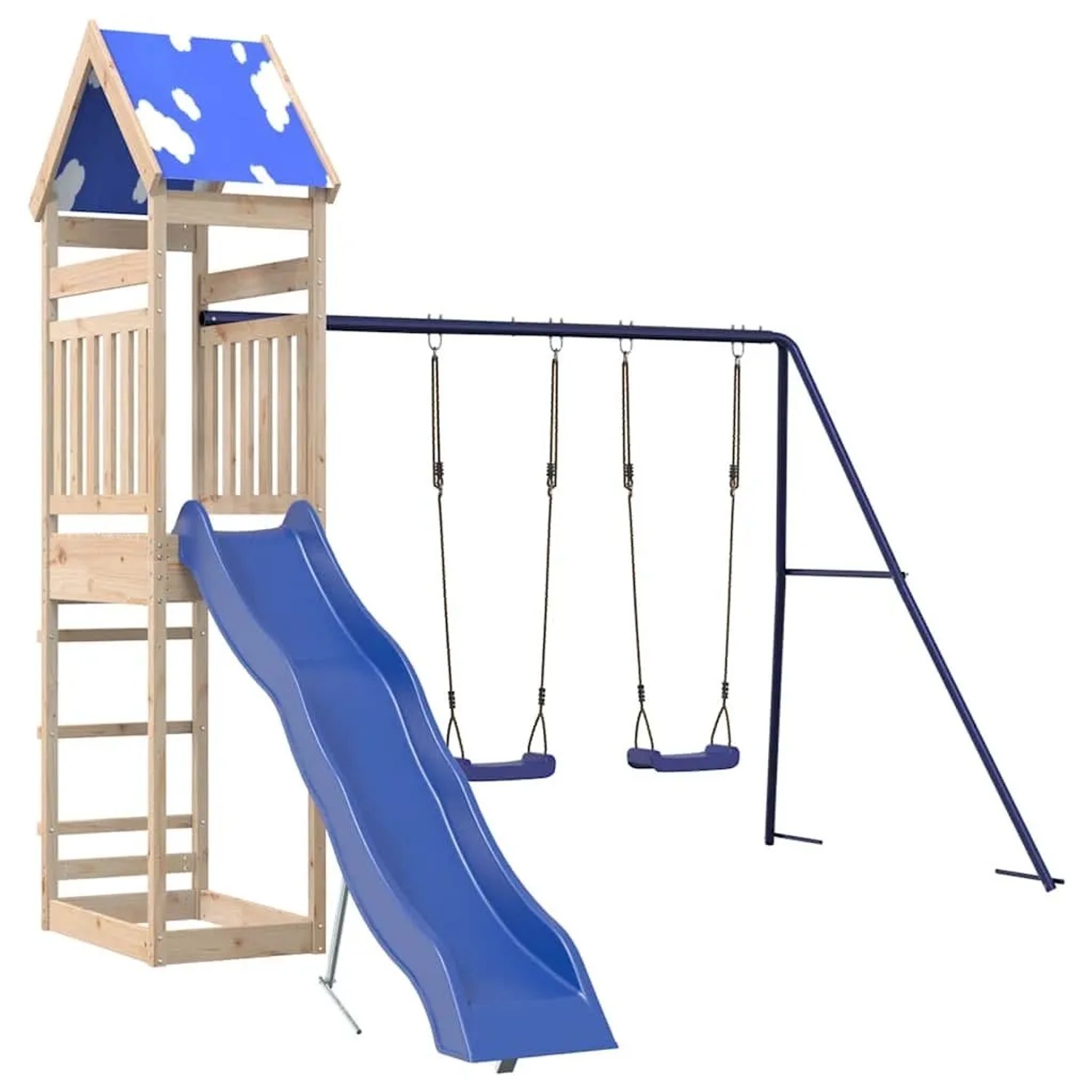 vidaXL Spielturm Massivholz Kiefer 3279037