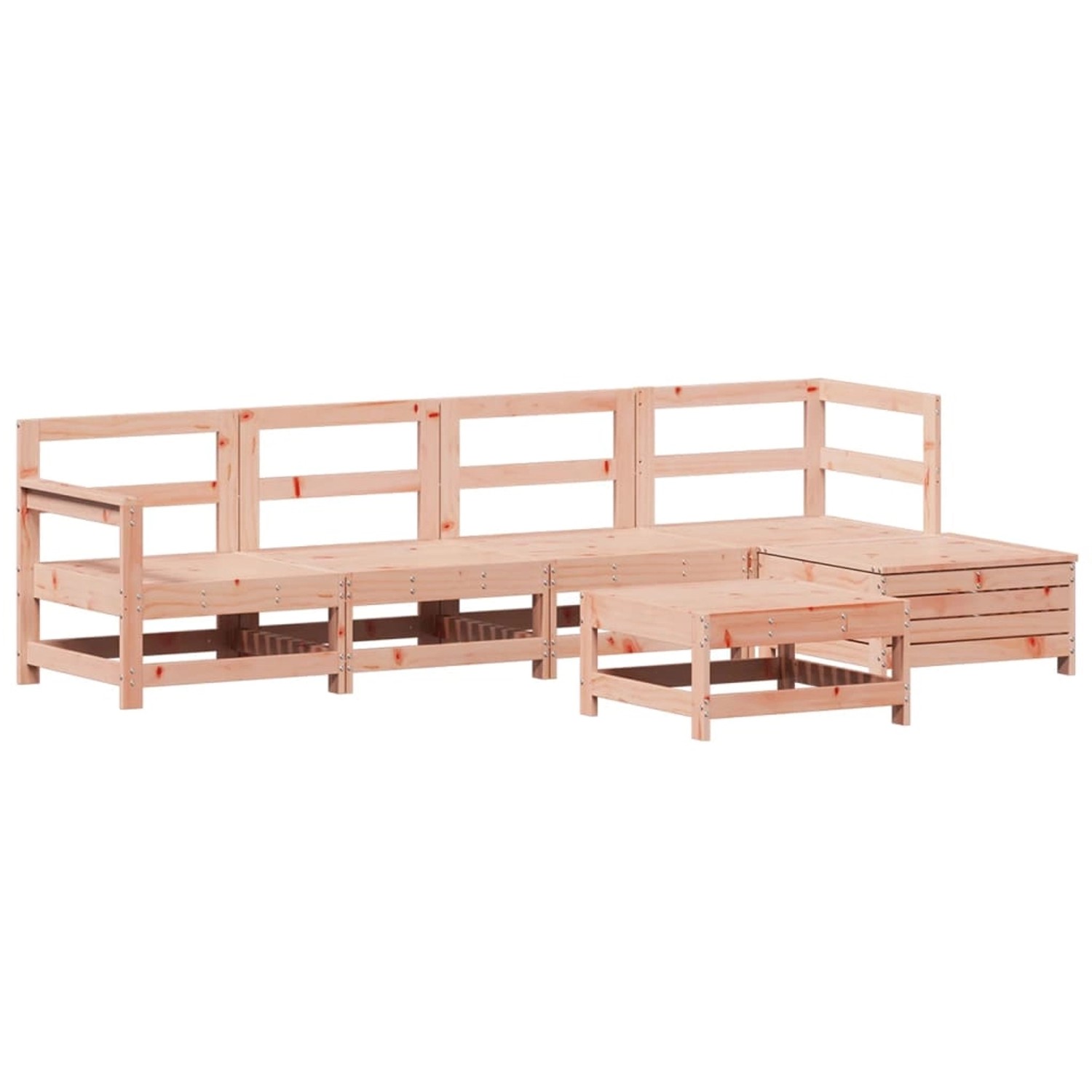 vidaXL 6-Tlg Garten-Sofagarnitur Massivholz Douglasie 3250962 günstig online kaufen