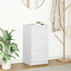 vidaXL Sideboard Weiß 37,5x35x76 cm Holzwerkstoff 861724
