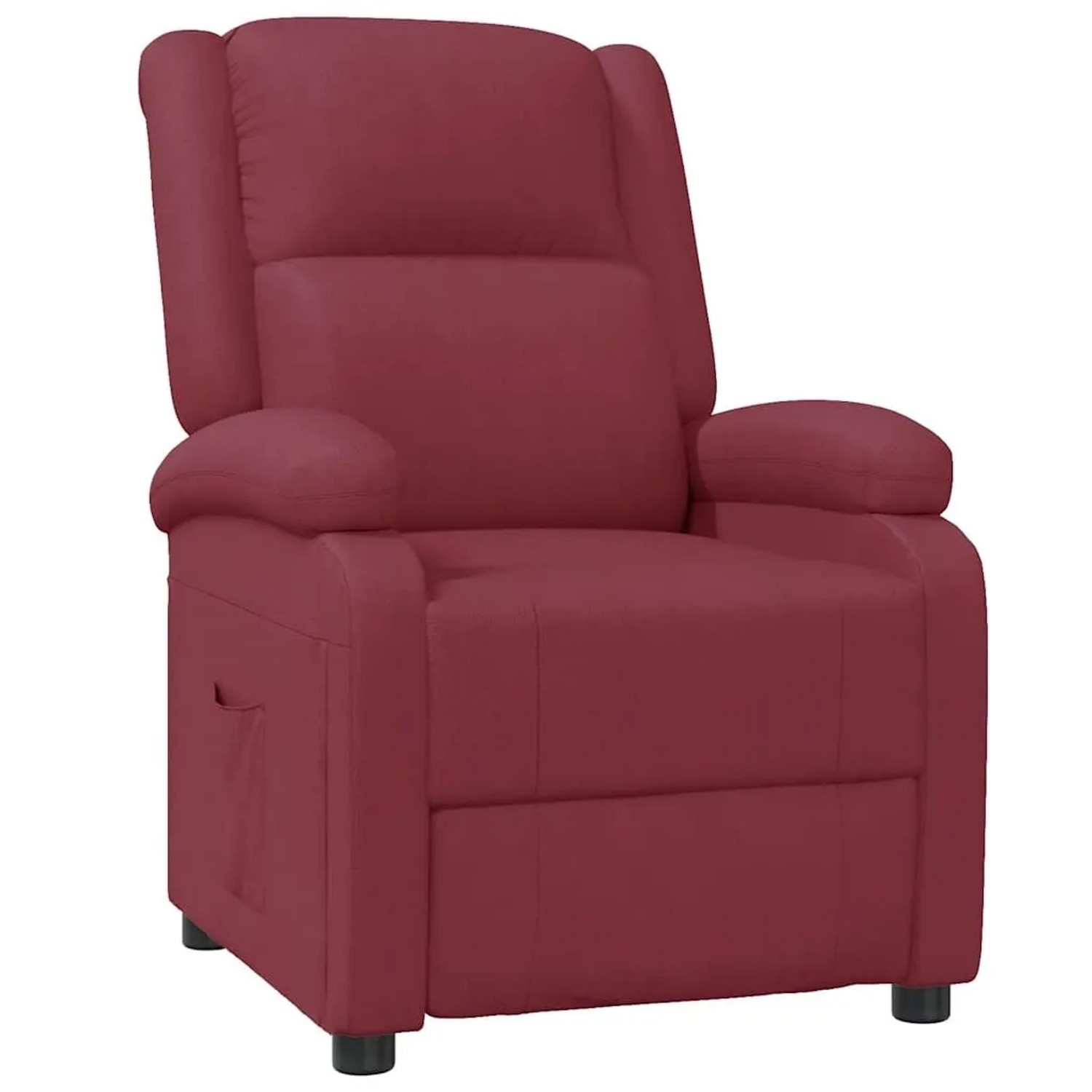 vidaXL Relaxsessel Weinrot Kunstleder 340173