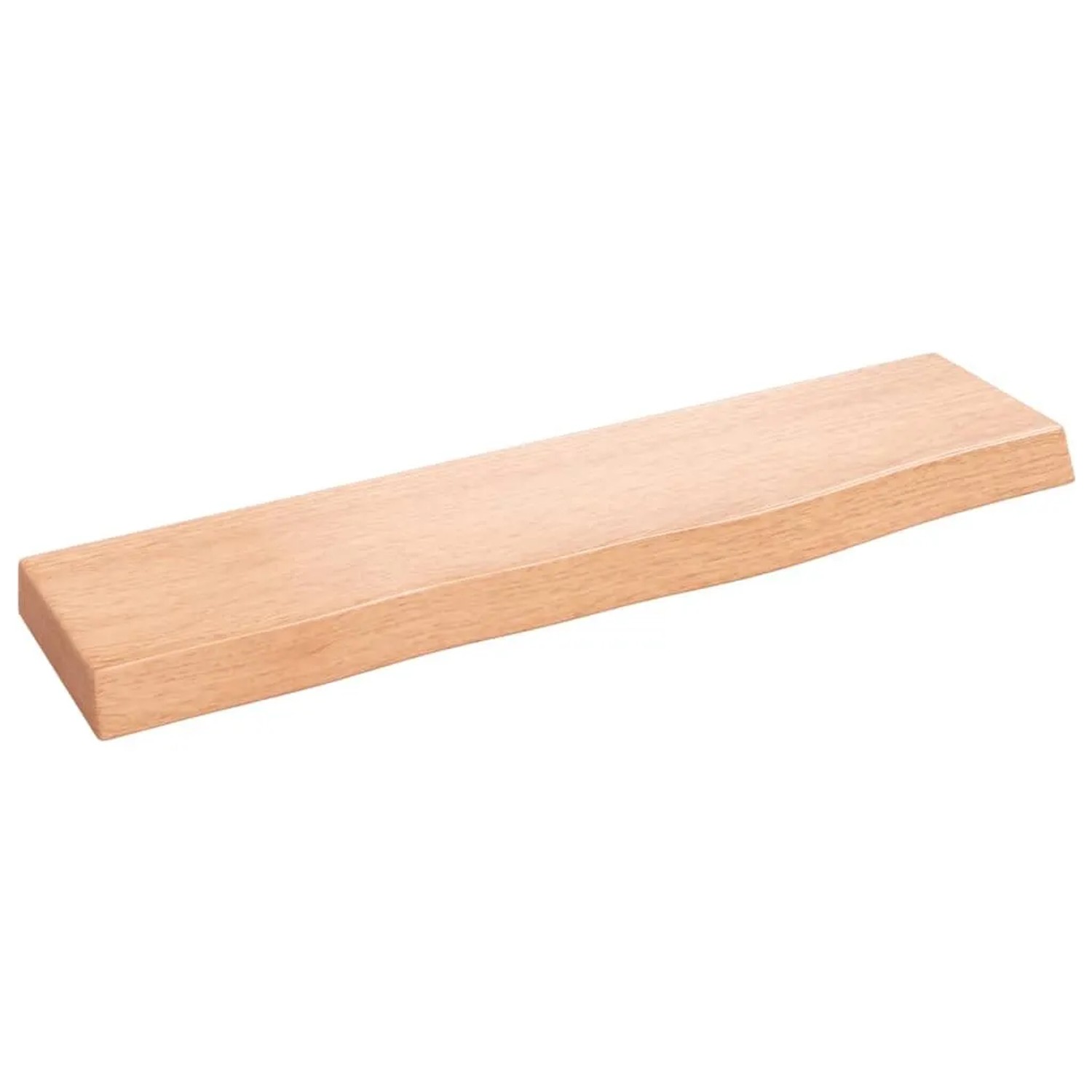 vidaXL Wandregal Hellbraun 40x10x2 cm Massivholz Eiche Behandelt 363620