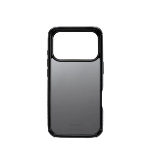Schwarze Hama Handyhülle Extreme Protect für iPhone 17 Pro mit transparent-schwarzem Rücken und verstärkten Kanten.
