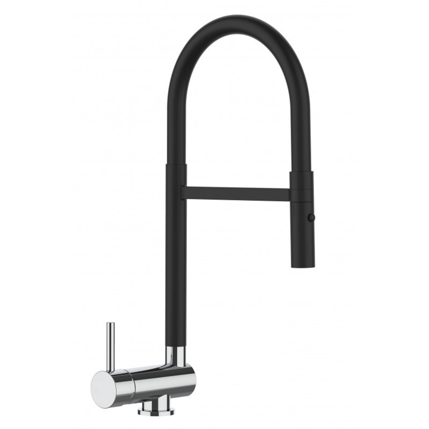 VIZIO Wasserhahn Vorfenster Küchenarmatur Umklappbar 6 CM LINKER HEBEL 360° Schwenkbarem Auslauf Abnehmbare 2 Strahl Bra...
