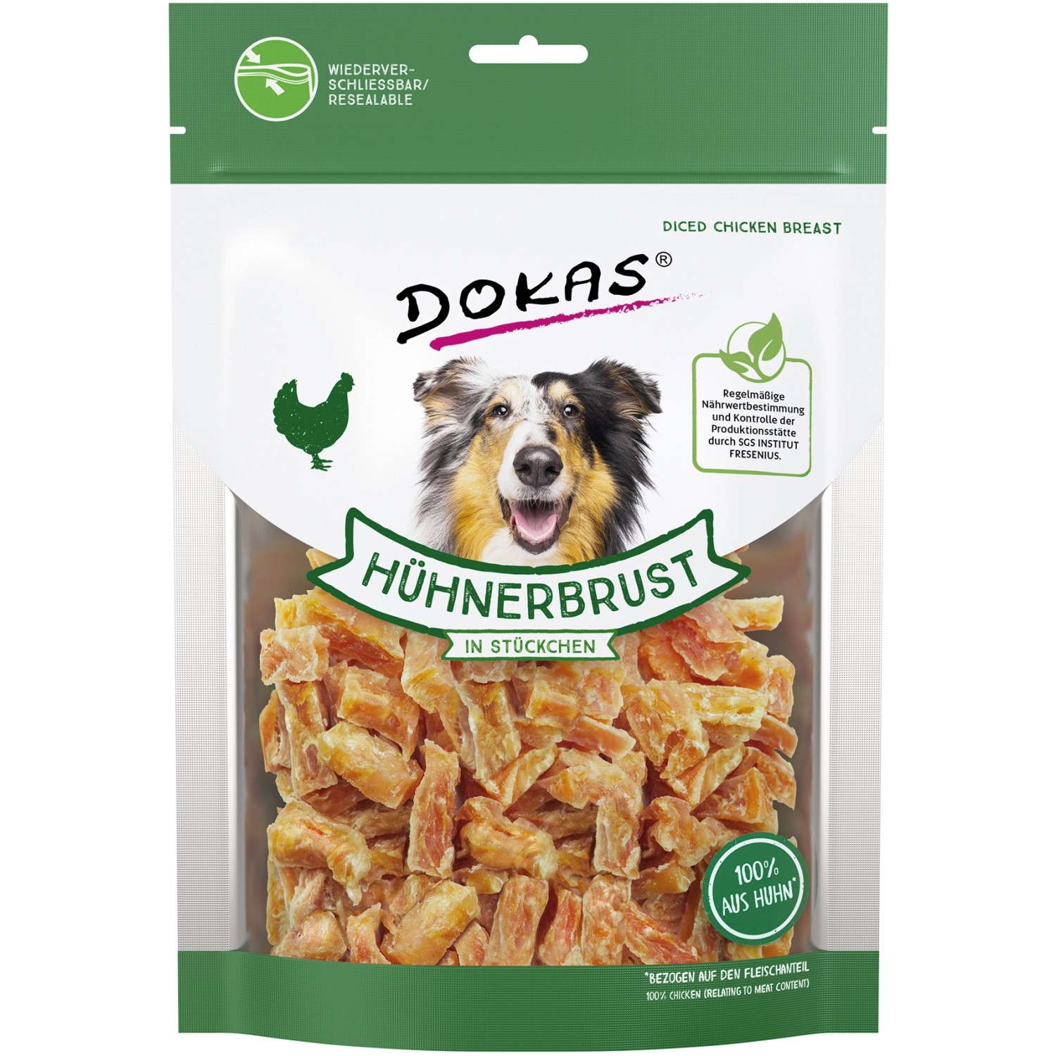 Dokas Hühnerbrust in Stückchen 200 g