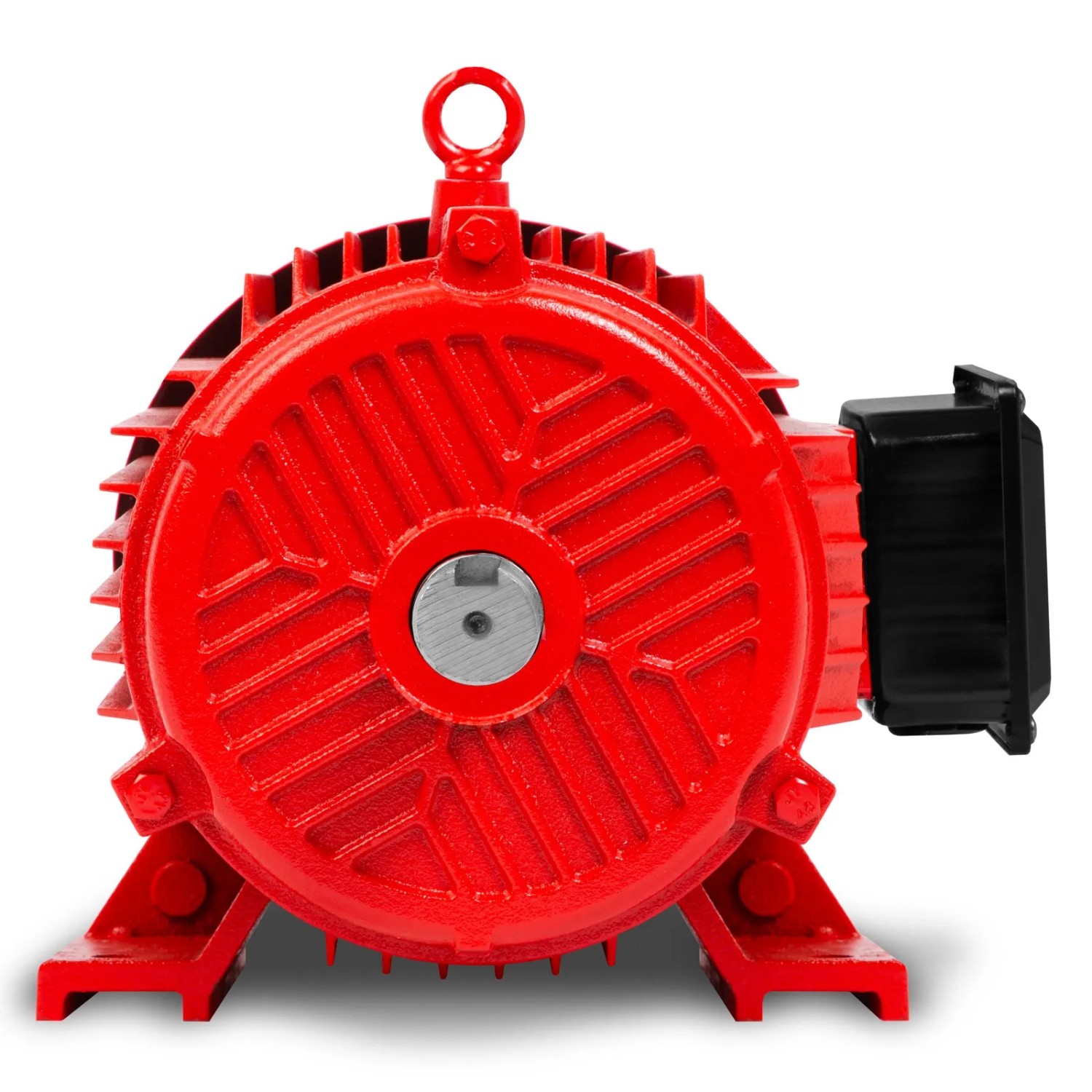 Roter EBERTH Elektromotor 400V, 5,5kW, 2900 U/min, für Zubehör Akkugeräte.