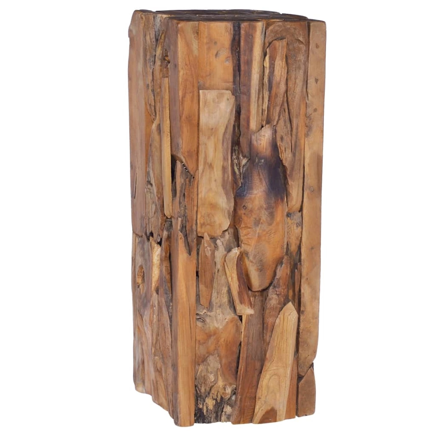 Beistelltisch 30x30x80 Cm Massivholz Teak günstig online kaufen