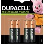 Duracell Rechargeable AAA 900mAh Batterien, 4er-Pack. Wiederaufladbare Akkus für vielseitige Anwendungen.