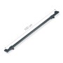 Relaxdays Handlauf Stahl Anthrazit Eckig 100 cm_4