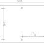 Technische Zeichnung des Skan Holz Einzelcarports, Maße: 404 x 604 cm.