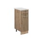 Vicco Küchenunterschrank R-Line, Artisan-Eiche/Goldkraft Eiche, 30 cm breit, mit Schubladen und Arbeitsplatte.