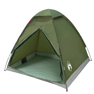 vidaXL Kuppel-Campingzelt 2 Personen Olivgrün Wasserdicht 4009633