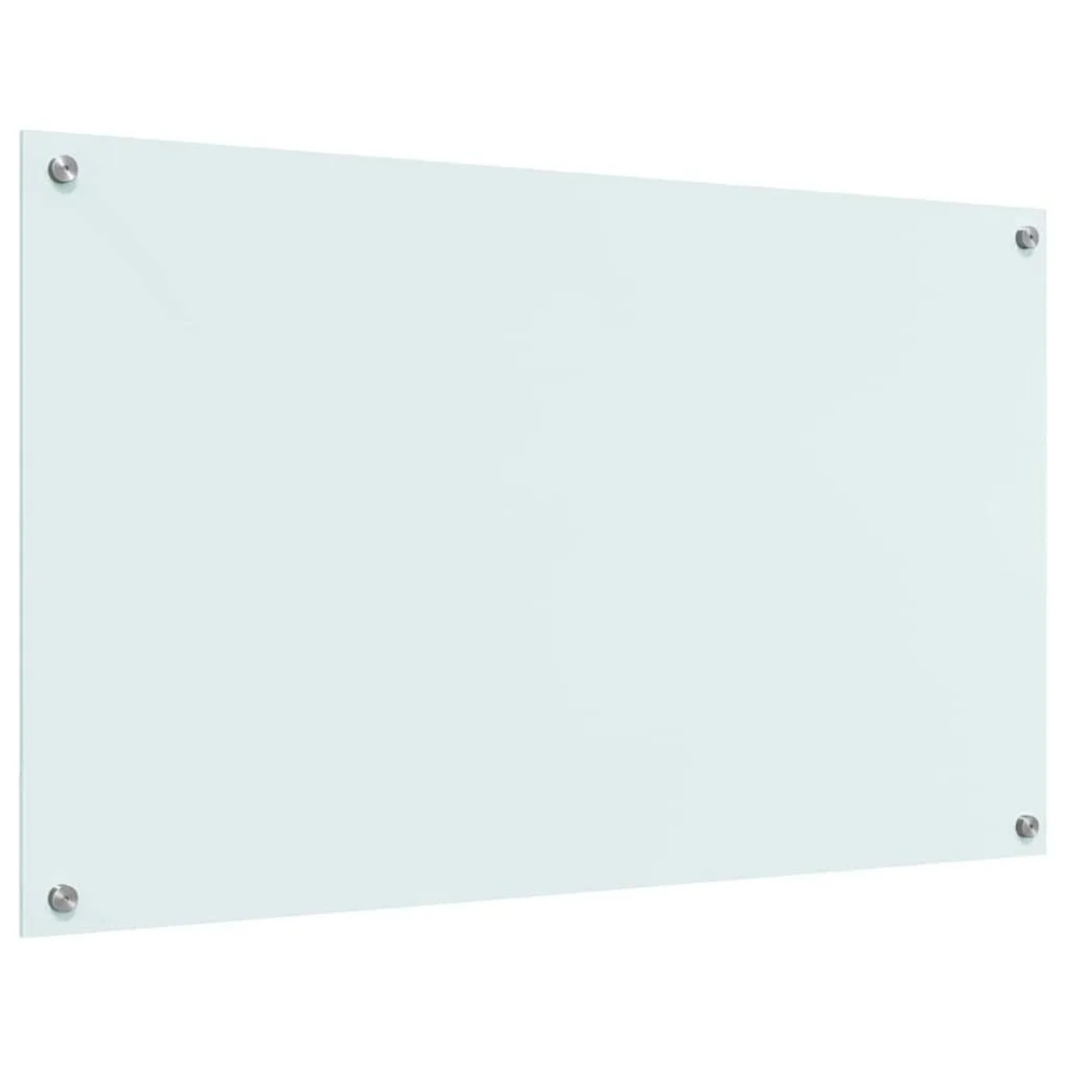 vidaXL Küchenrückwand Weiß 100 x 60 cm Gehärtetes Glas 42018019_6