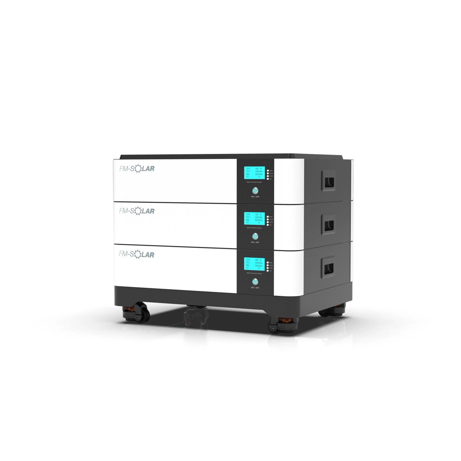 FM-SOLAR 30 kWh Speicher PV Akku Stapelbar 51,2V 600Ah LiFePO4 Lithium
