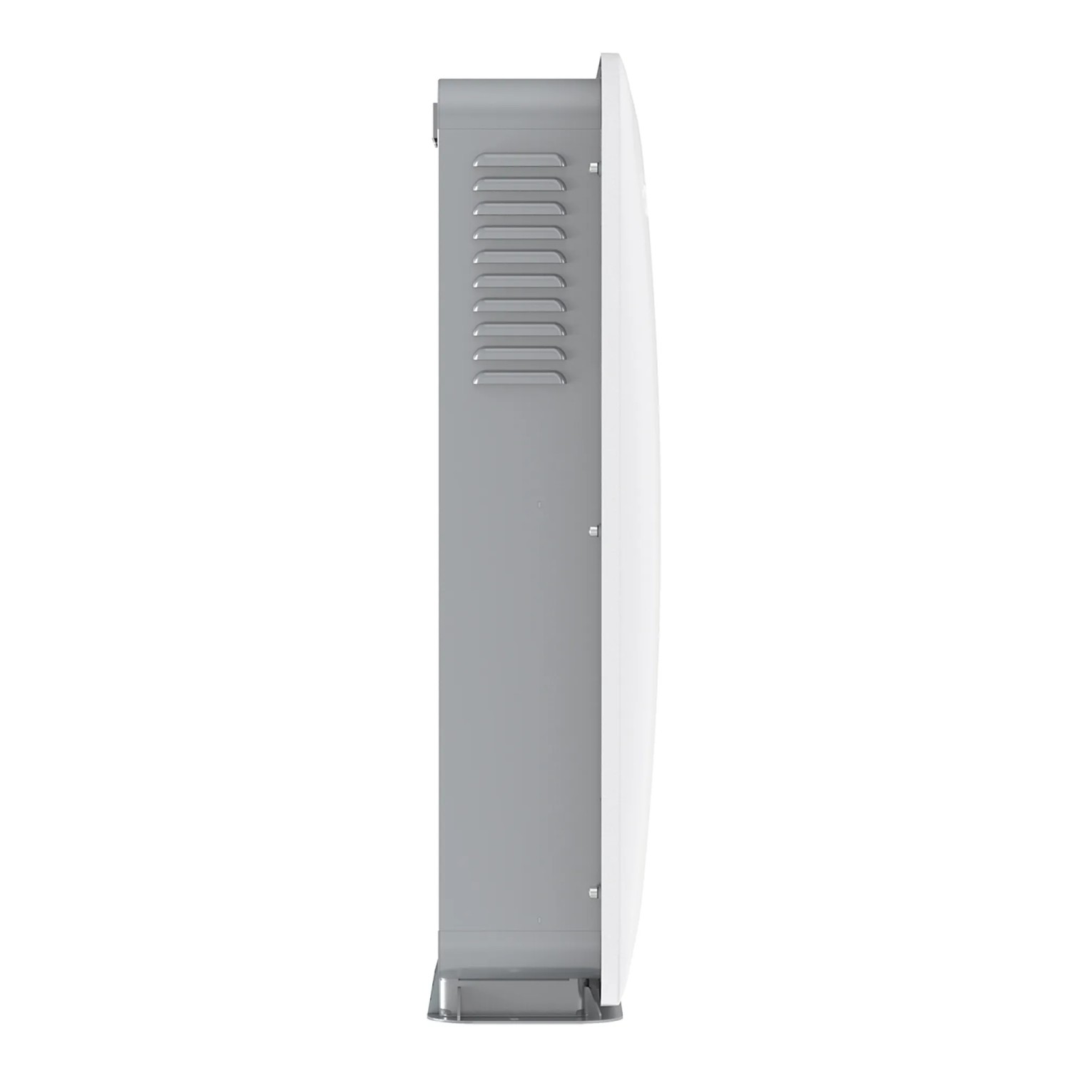 Haier Gloria HPS-2.5-800 Energiespeicher für Balkonkraftwerke, Seitenansicht, weiß/grau.