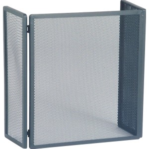 Firefix Funkenschutzgitter, 3-teilig, aus Schmiedeeisen für offene Kamine.