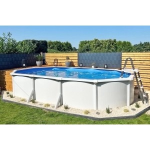 Planet Pool Stahlwandpool Ovalform Classic 535x300x120 cm Stahl 0,4 mm
Weiß Folie 0,3 mm Blau Overlap Planet Pool Stahlwandpool Ovalform Classic 535x300x120 cm Stahl 0,4 mm Weiß Folie 0,3 mm Blau Overlap