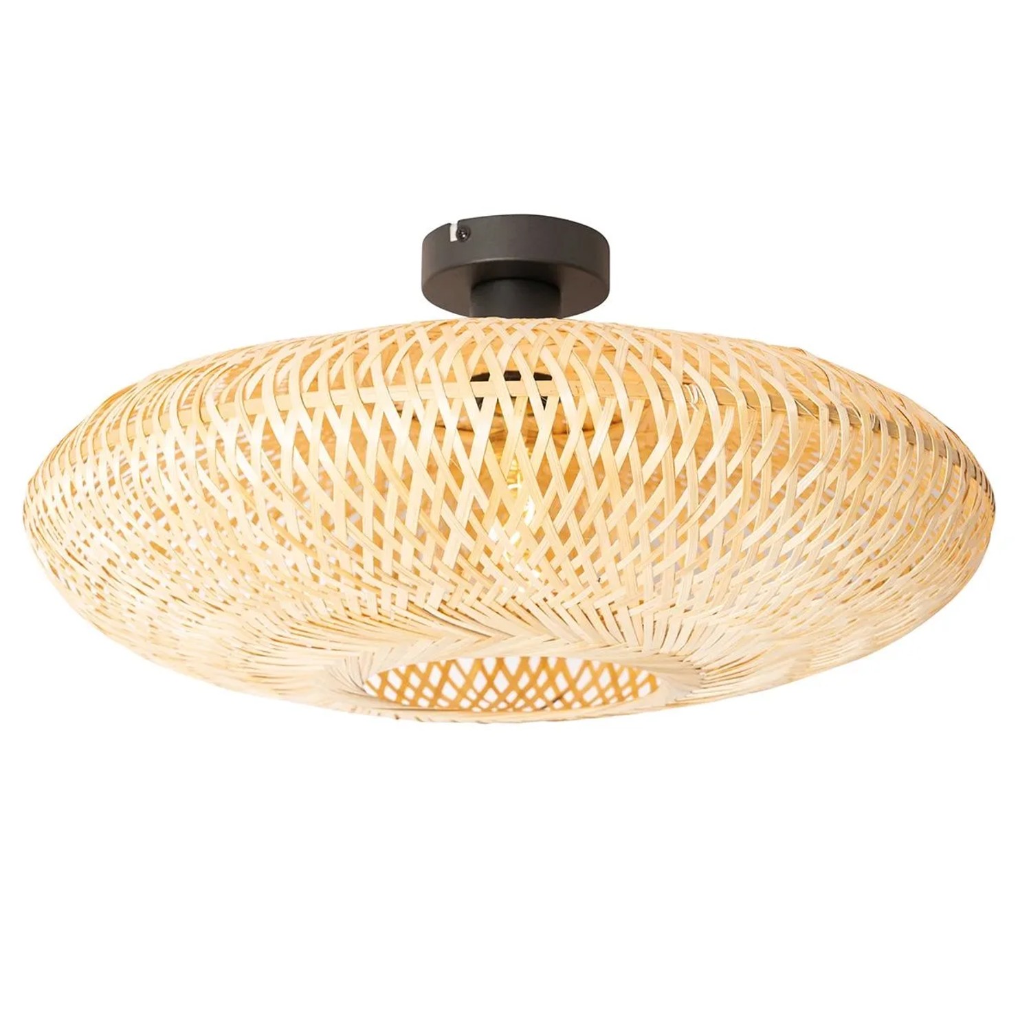 QAZQA Orientalische Deckenlampe Bambus 50 cm Ostrava
