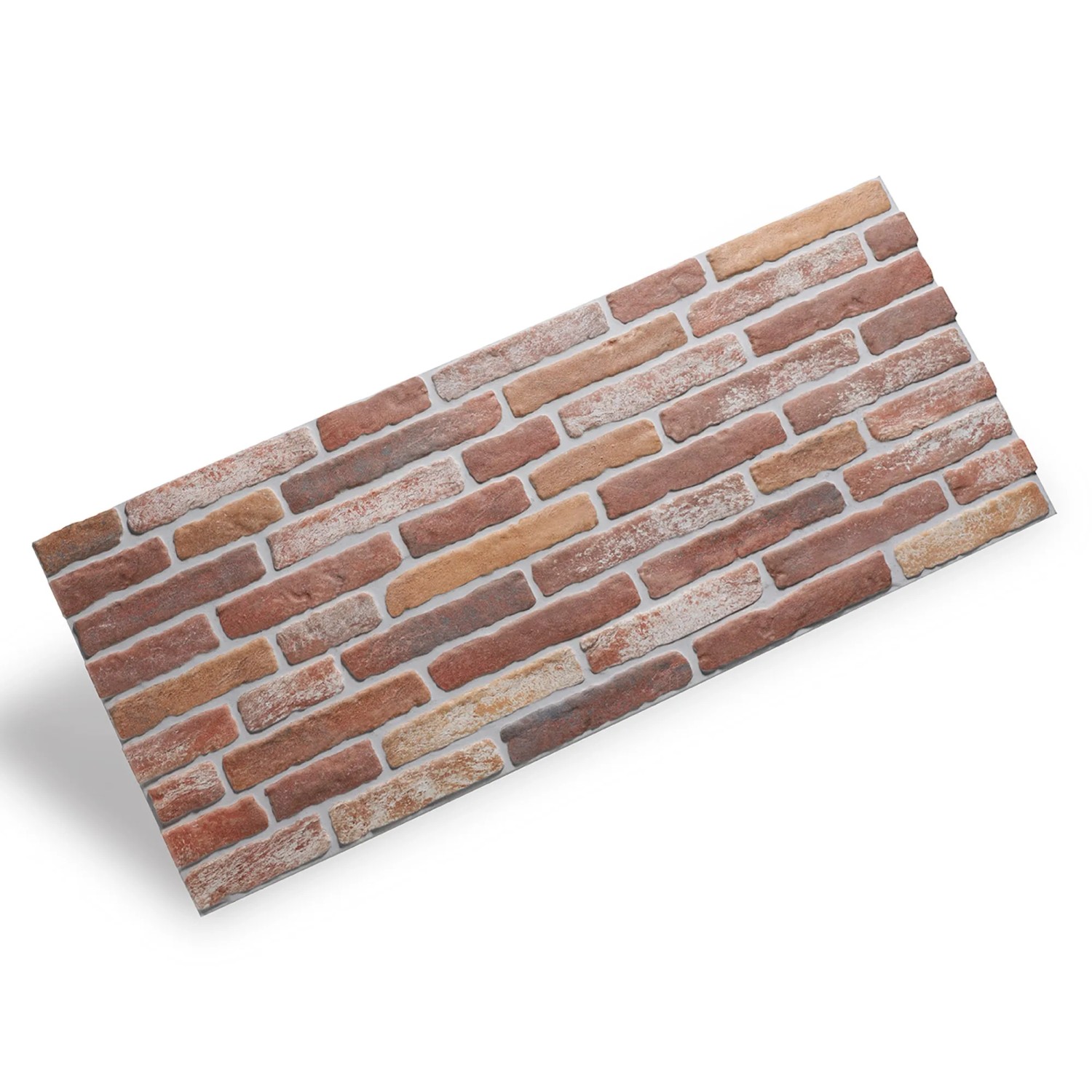 Rebel of Styles Verblender UltraLight Rustic Loft HD, braune Steinoptik, 120x50 cm.