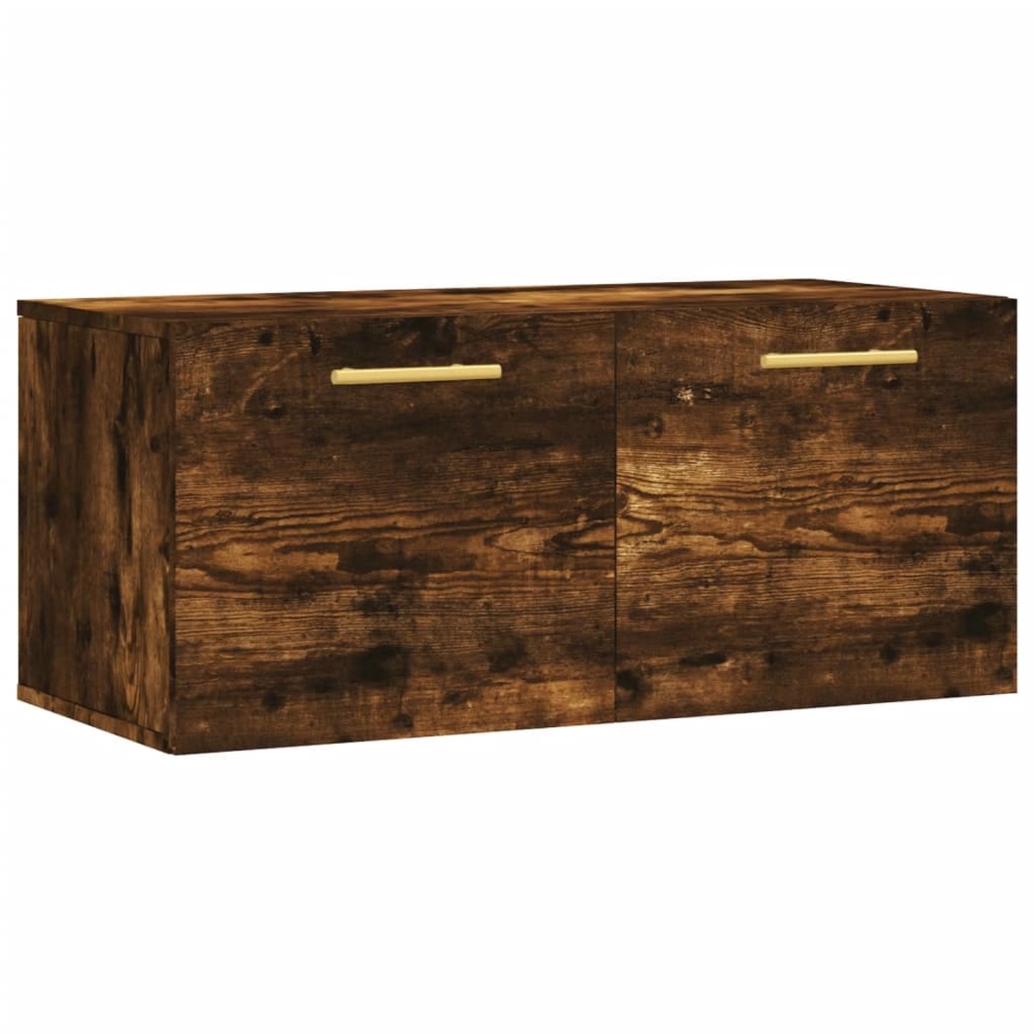 vidaXL Wandschrank Räuchereiche 80x36,5x35 cm Holzwerkstoff Modell 3 günstig online kaufen