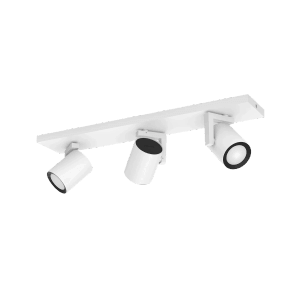Philips Hue Smart-LED-Deckenleuchte Argenta White & Color Ambiance 3er Spot