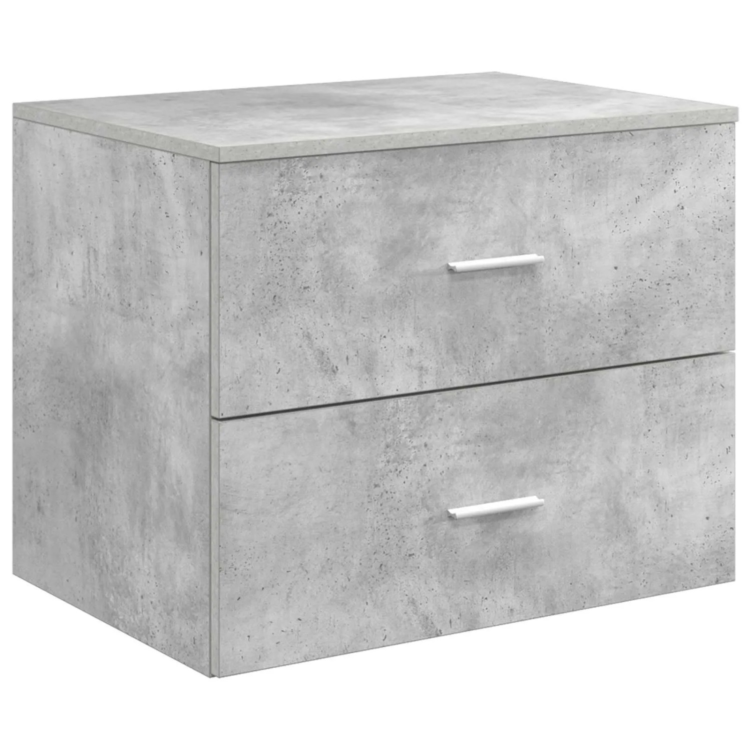 vidaXL Wandaufbewahrung Badezimmer Betongrau 62,5 x 44,5 x 50 cm 890329