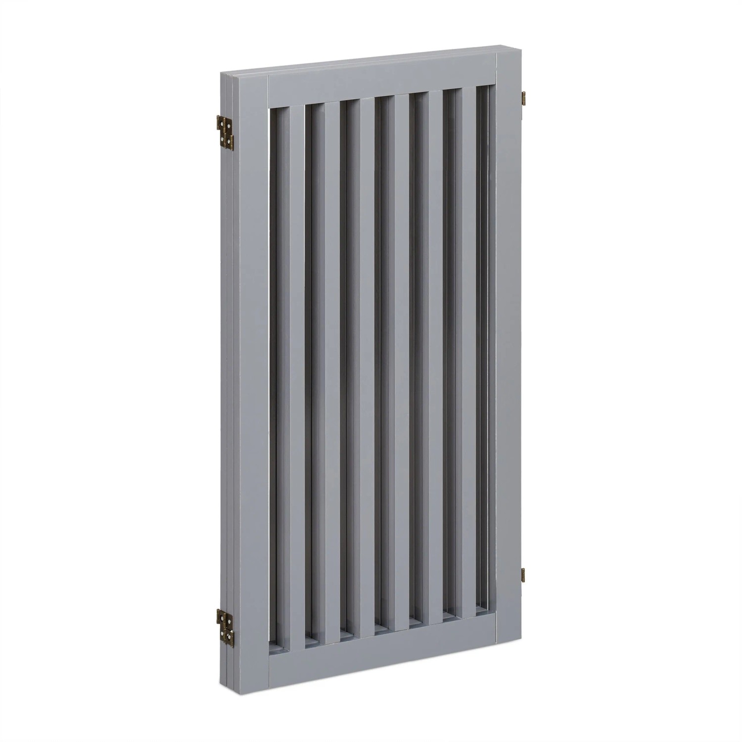 Relaxdays Treppenschutzgitter MDF Grau Verstellbar Zusammenklappbar 92 cm x 154 cm x 30 cm 10,9 kg