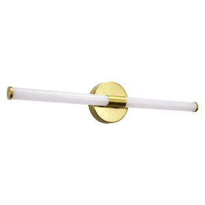 Goldene NETTLIFE LED Spiegelleuchte L60 aus Metall, modern, für Bad und Spiegelmontage.