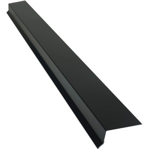 Anthrazitfarbenes Traufblech Trapez, 30x80x1000 mm, für Dachbleche.