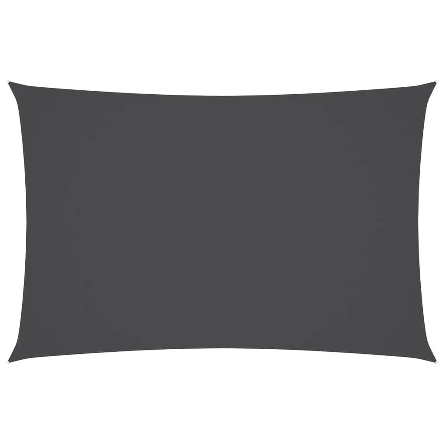 vidaXL Sonnensegel Oxford-Gewebe Rechteckig 5x7 m Anthrazit 135110