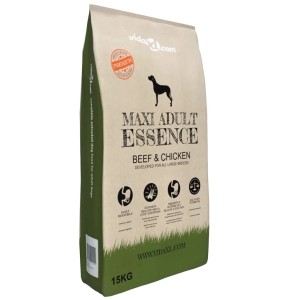 vidaXL Trockenfutter für Hunde Maxi Adult Essence Beef & Chicken 15 kg 170492