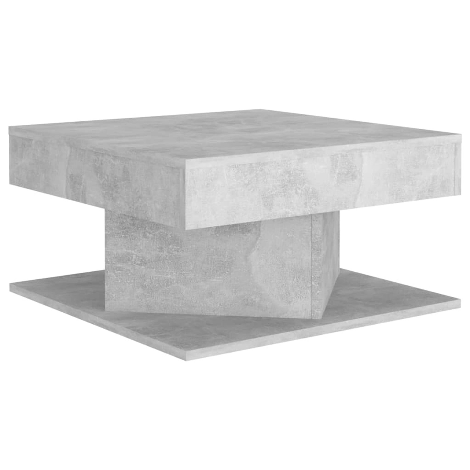 Couchtisch Betongrau 57x57x30 Cm Spanplatte günstig online kaufen