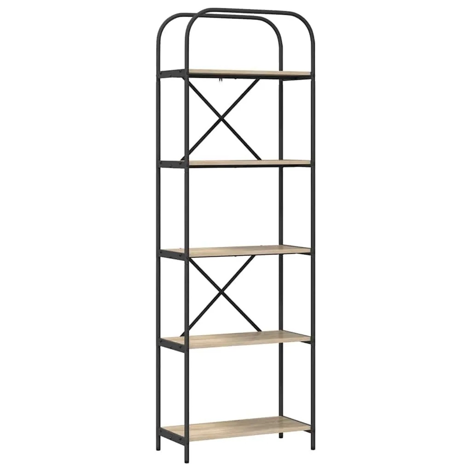 vidaXL Bücherregal Sonoma-Eiche 60 x 30 x 183 cm Holzwerkstoff 879852 günstig online kaufen