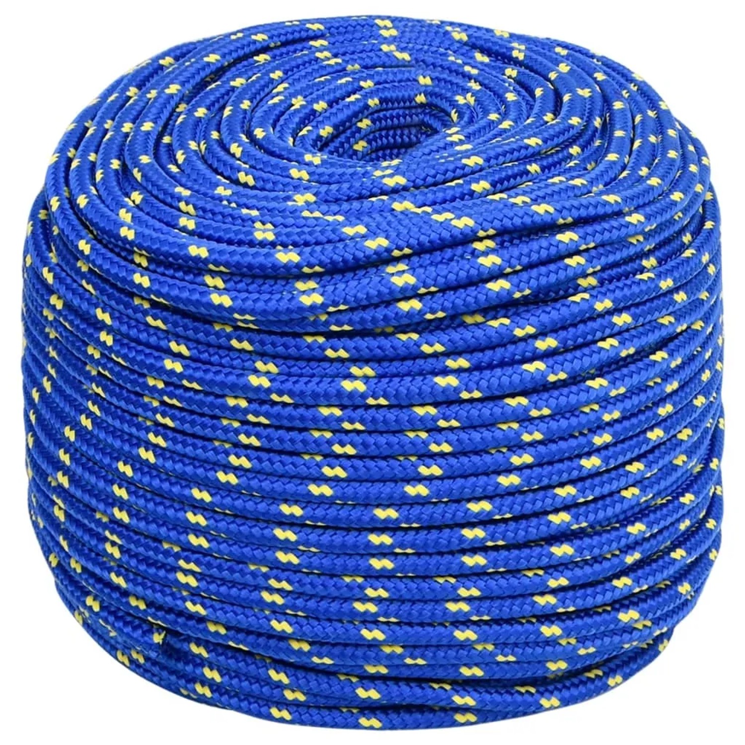 vidaXL Bootsseil Blau 8 mm 250 m Polypropylen 152451