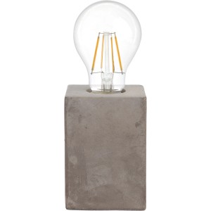 Eglo Tischleuchte Prestwick in Betonoptik mit E27 Fassung und klarem Design.