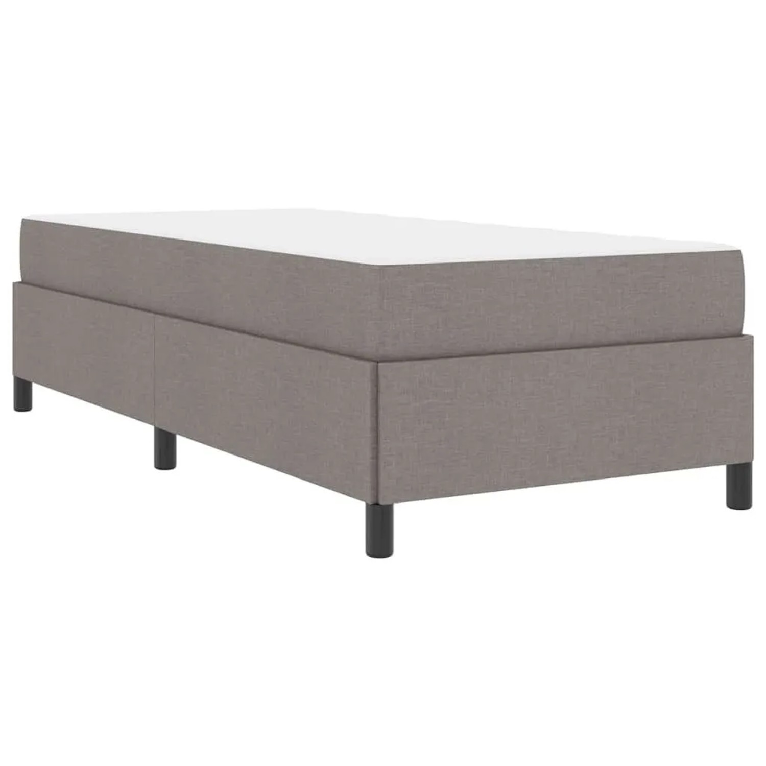 vidaXL Boxspringbett Taupe 80 x 200 cm Stoff 3398819 günstig online kaufen