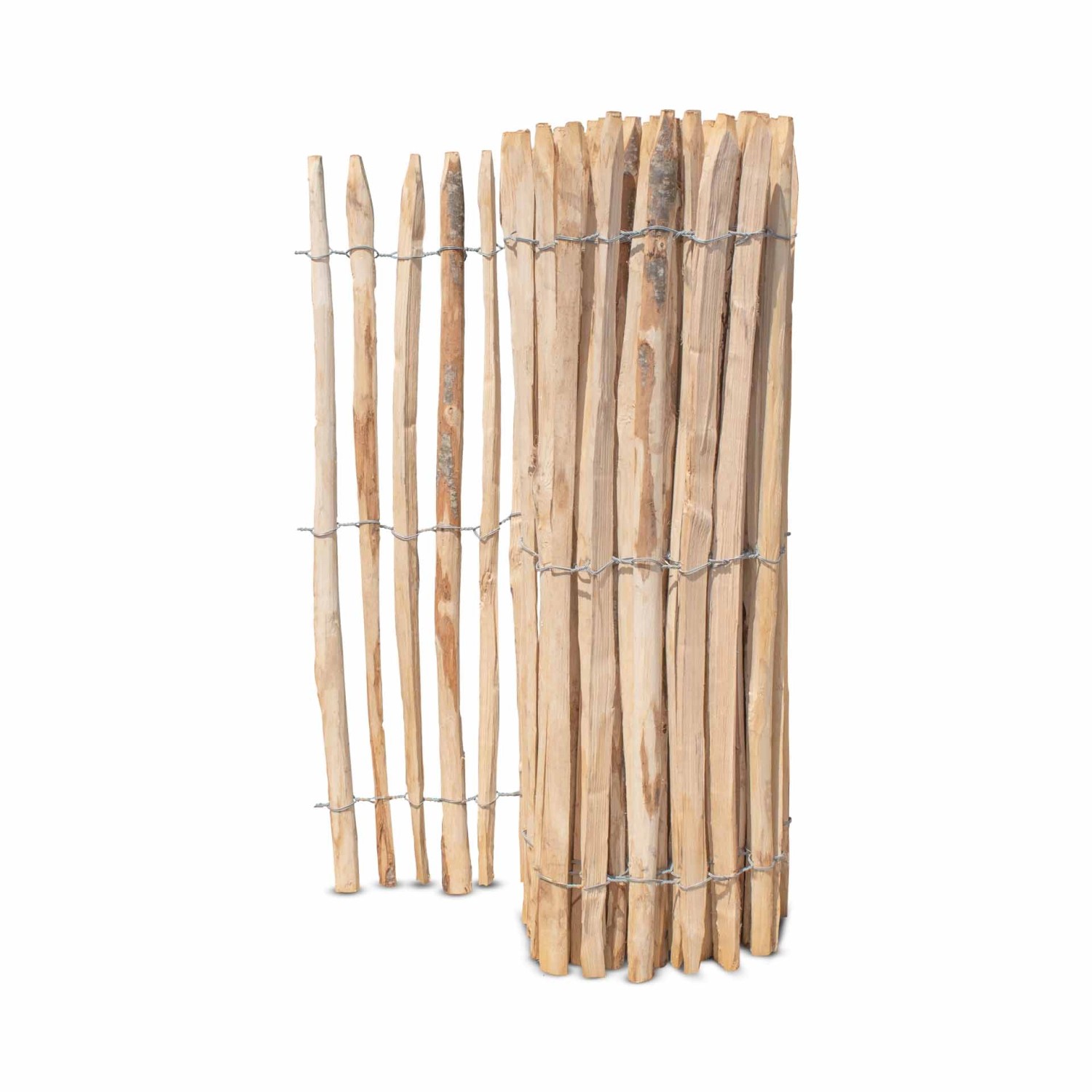 Stiltreu Französischer Premium Staketenzaun Kastanie 500 cm x 120 cm Latten günstig online kaufen