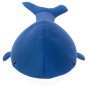 Blauer Westmann Pool Buddy Wal: Schwimmtier und Sitzsack für Spiel & Spaß im Garten.