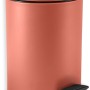 Spirella Adelar Kosmetikeimer, 3 l, Terracotta matt, mit Fußpedal und Softclose.
