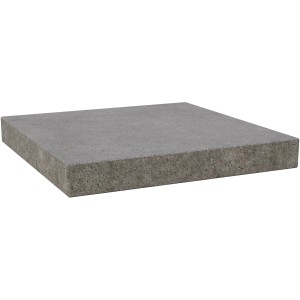 Graue Gehwegplatte 40x40 cm mit Fase, Beton für Terrasse & Gartenwege.