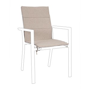 Bizzotto Stuhlkissen Konnor, 91x41 cm, naturfarben, für Gartenstuhl, wasserabweisend.
