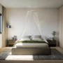 vidaXL Moskitonetz für Bett 220 Mesh Weiß 56x56x220 cm 4010052_3