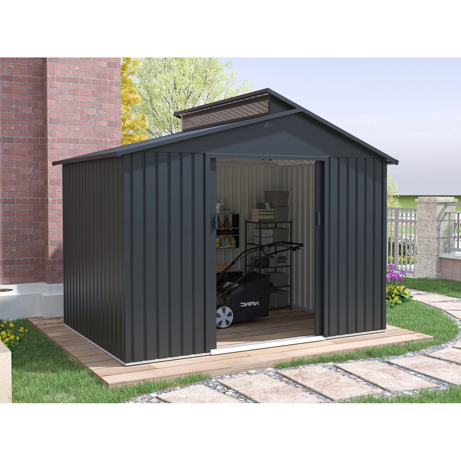 Starline Metall Gerätehaus Modell Viva 5,44 m² günstig online kaufen