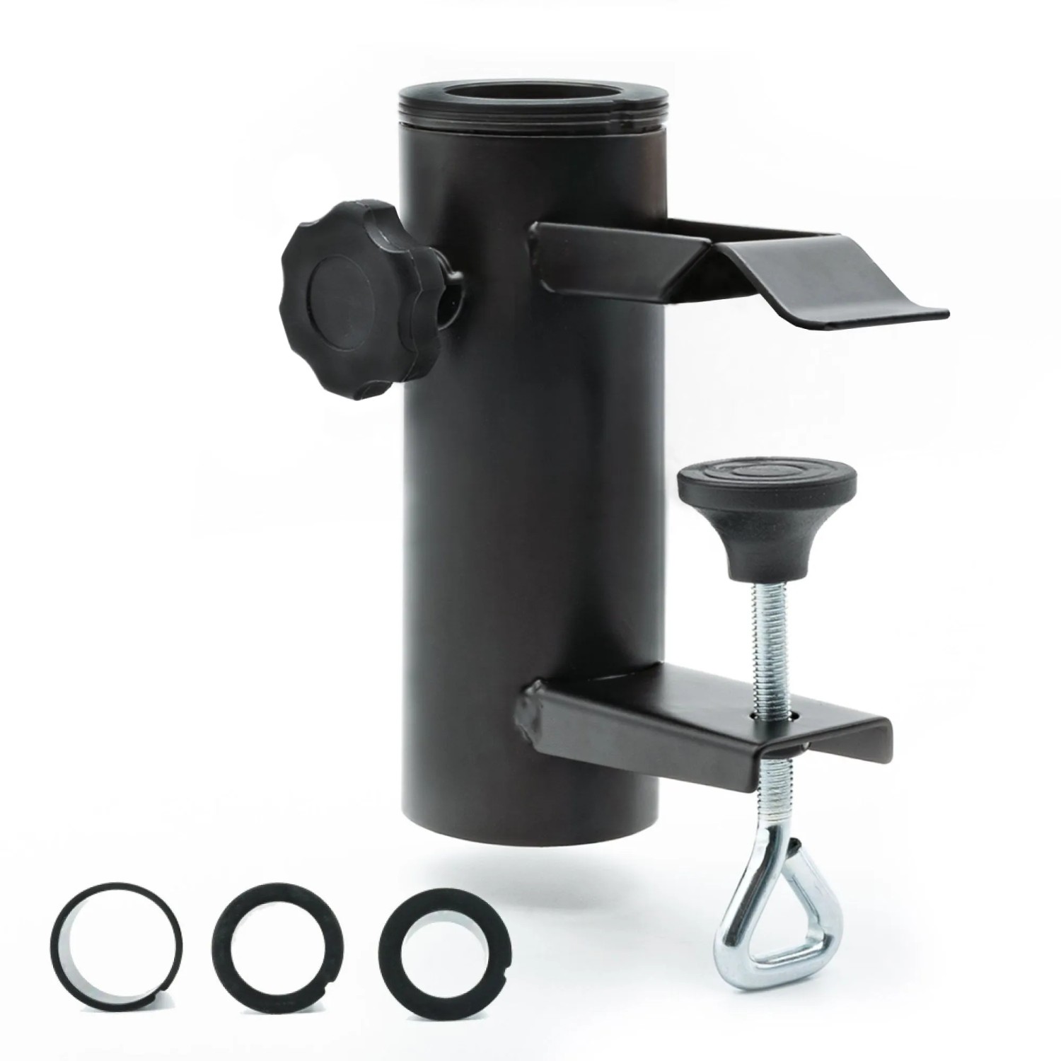 osoltus Sonnenschirmhalter Balkongeländer Klemmsystem Schraube Schwarz