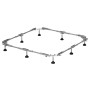 Bette Fußsystem für Steel Duschwanne 140x100 cm, Metallrahmen mit höhenverstellbaren Füßen.