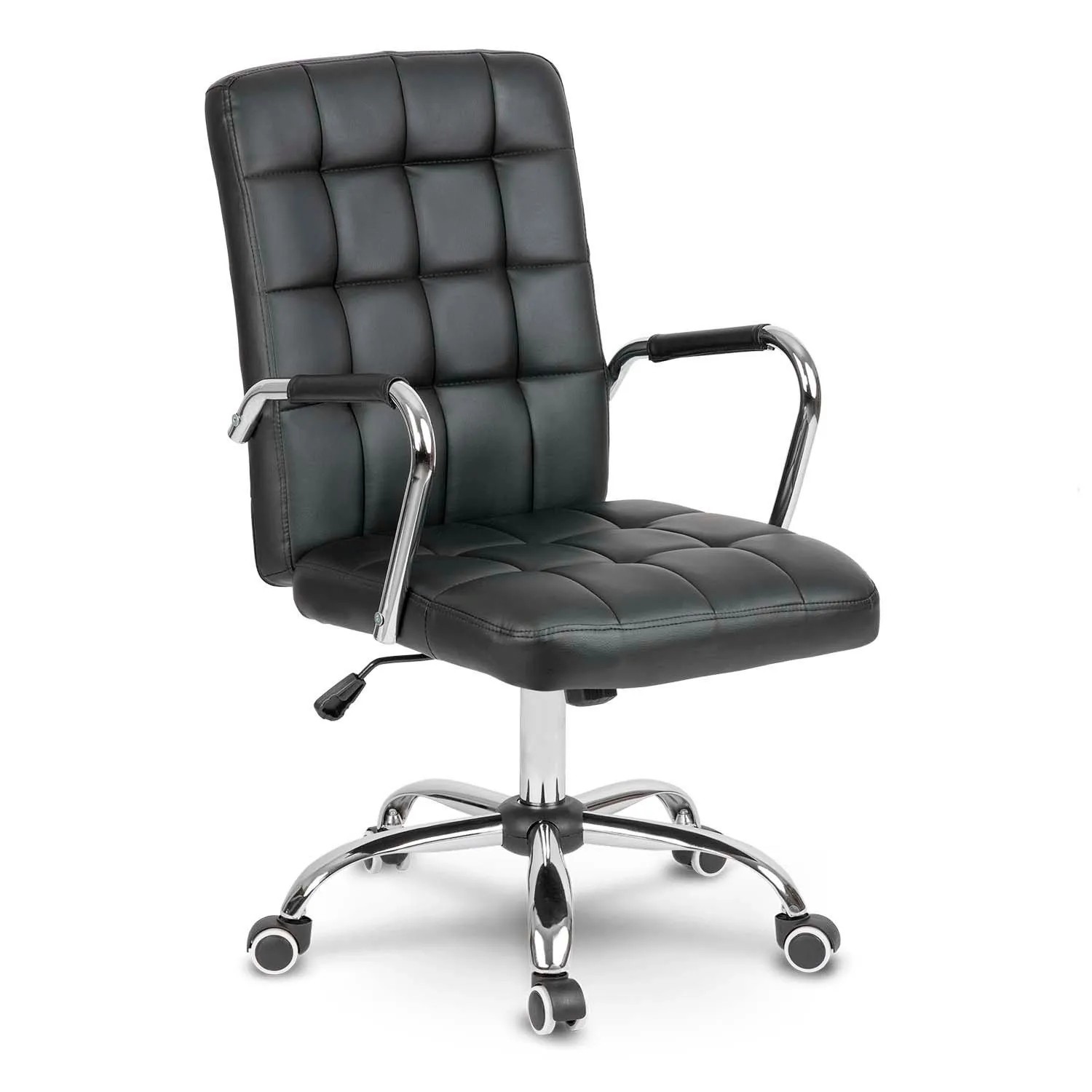 Sofotel Benton Bürostuhl Aus Schwarzem Leder