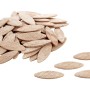 LUX Flachverbinder-Plättchen, 50 Stück, 55x19x4 mm, für schraubenlose Holzverbindungen.
