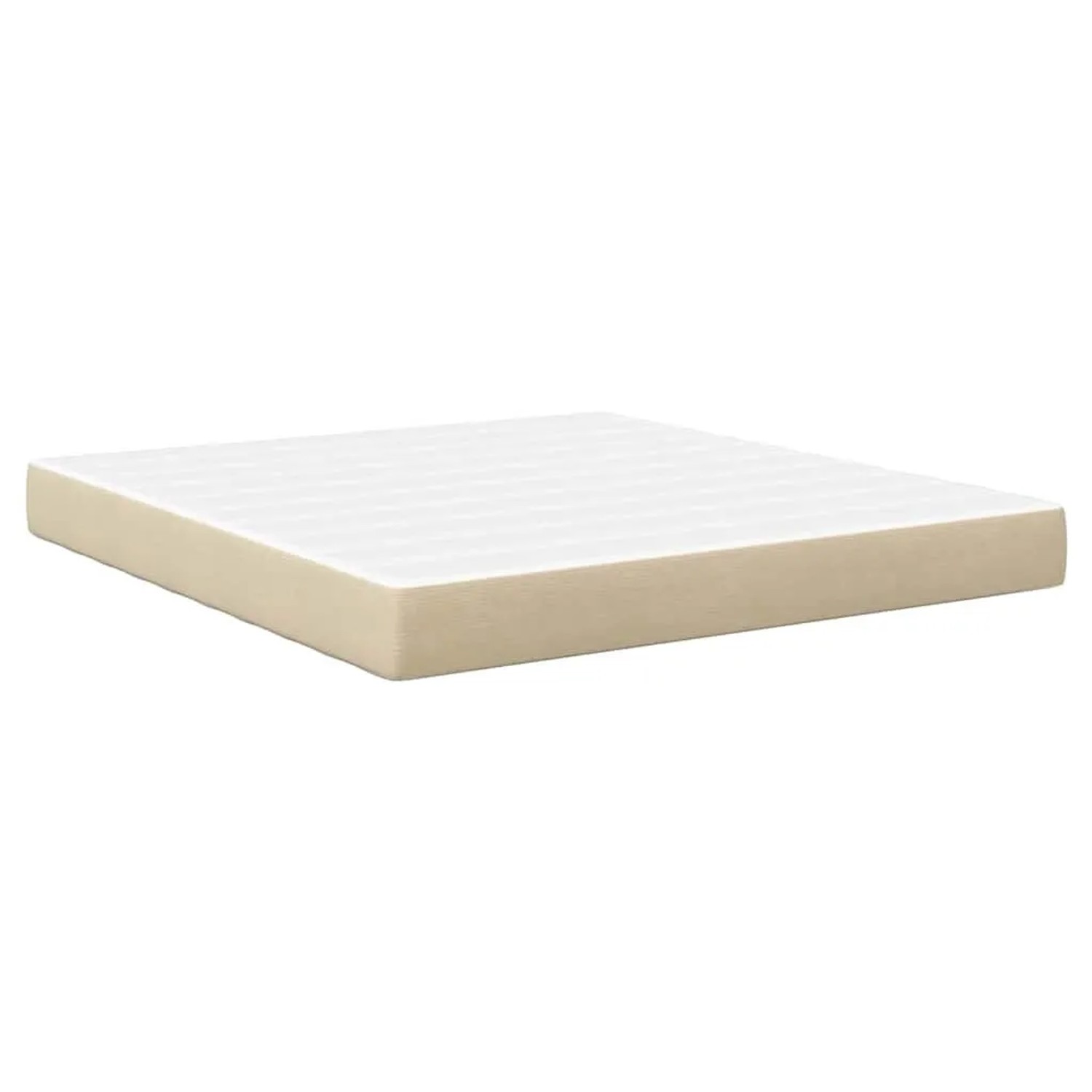 vidaXL Bettmatratze mit Matratze Salbei 180 x 200 cm Stoff 42008305