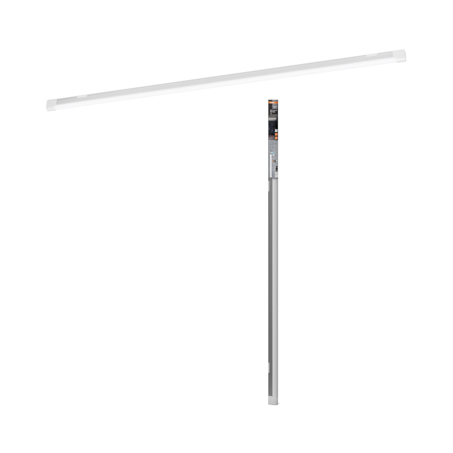 Osram LED-Lichtleiste Value Batten 24 W 153,4 x 2,9 x 4,4 cm Silber